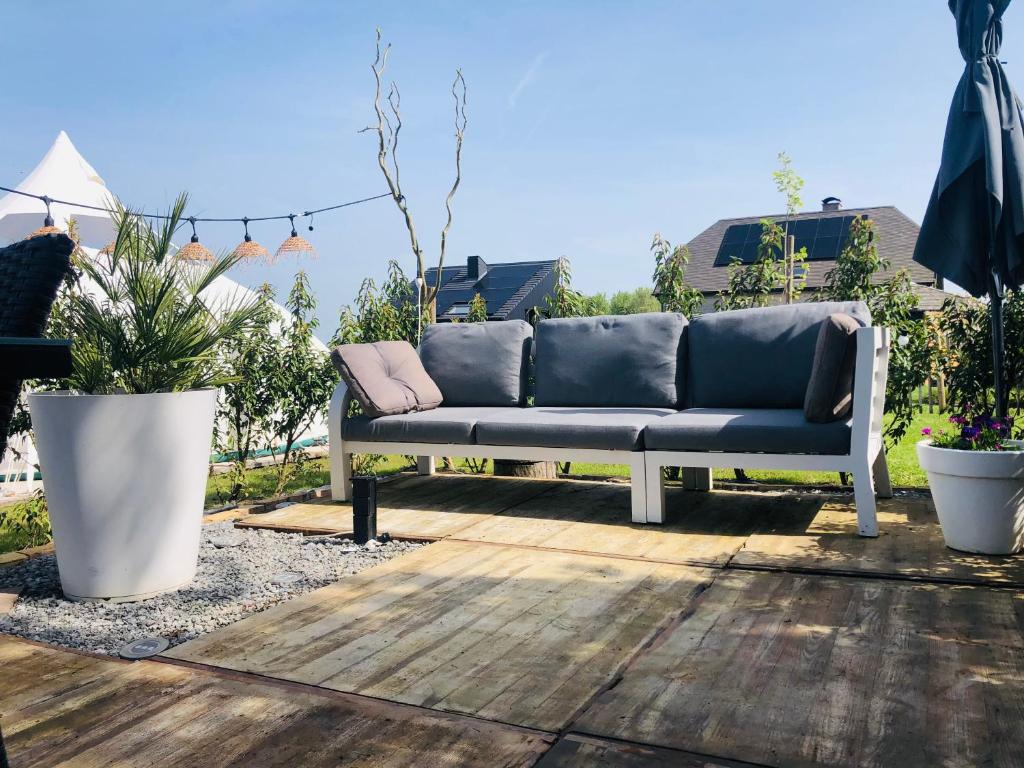 Posezení v ubytování Luxe Glamping Moonlight