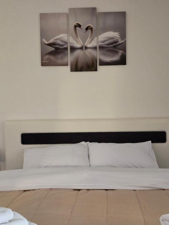 Postel nebo postele na pokoji v ubytování ARIJA studio apartment