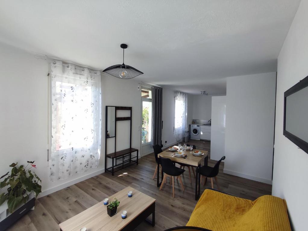 Posezení v ubytování Chambre privée