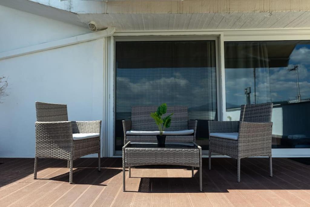 Posezení v ubytování DeKo Penthouse Suite
