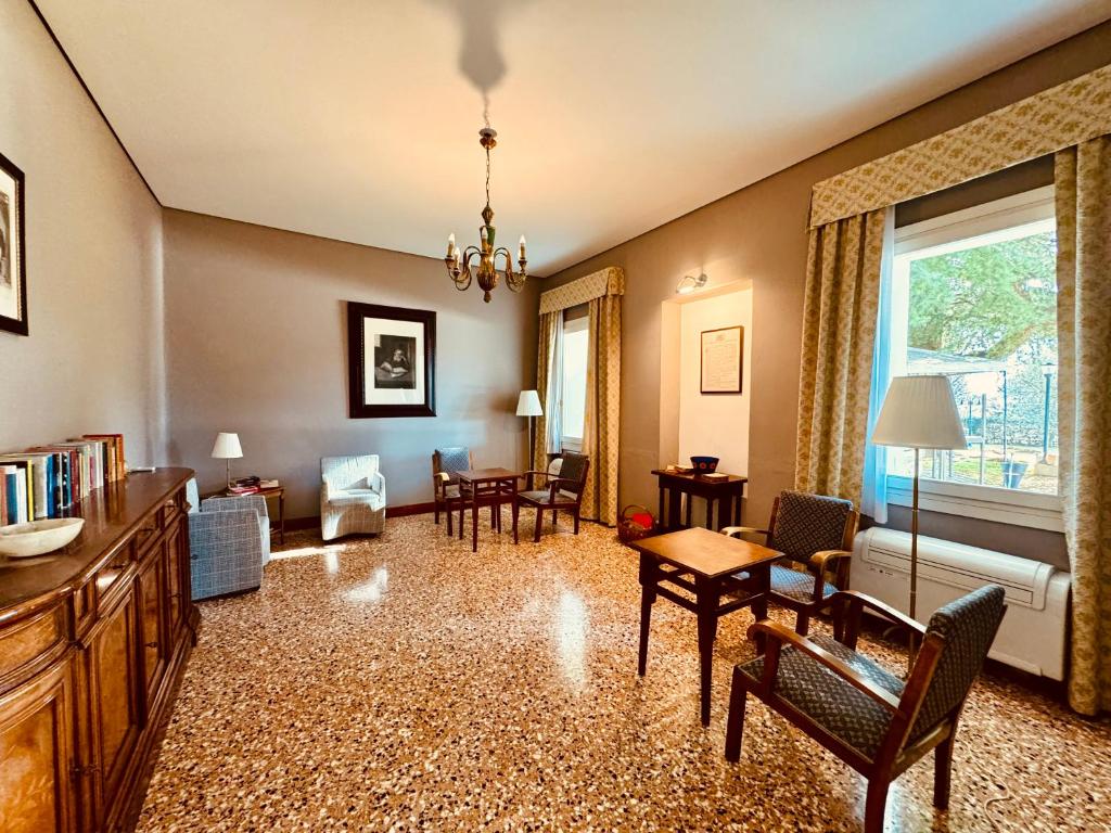 Posezení v ubytování Hotel Villa Ca Damiani