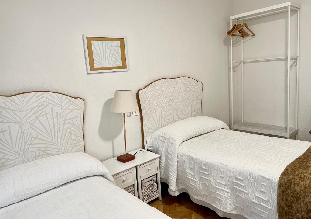Postel nebo postele na pokoji v ubytování Vivienda con Parking incluido - Zona Van Dyck