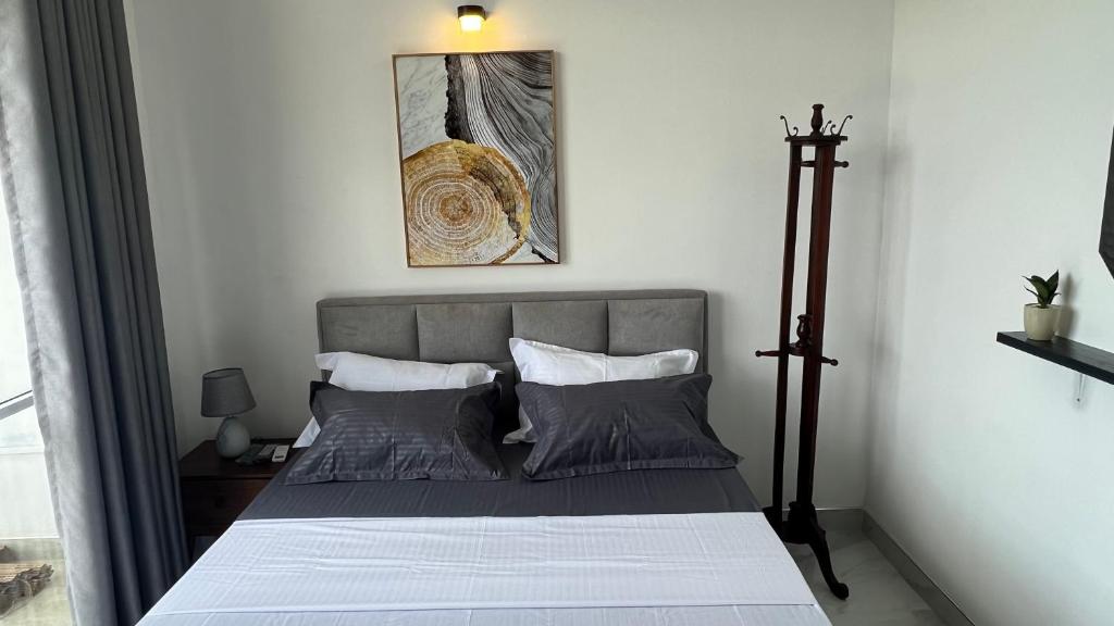 Postel nebo postele na pokoji v ubytování LOFT-123