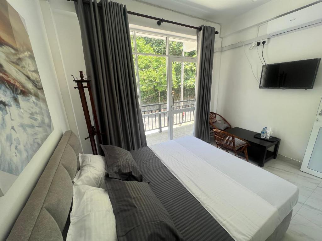 Postel nebo postele na pokoji v ubytování LOFT-123