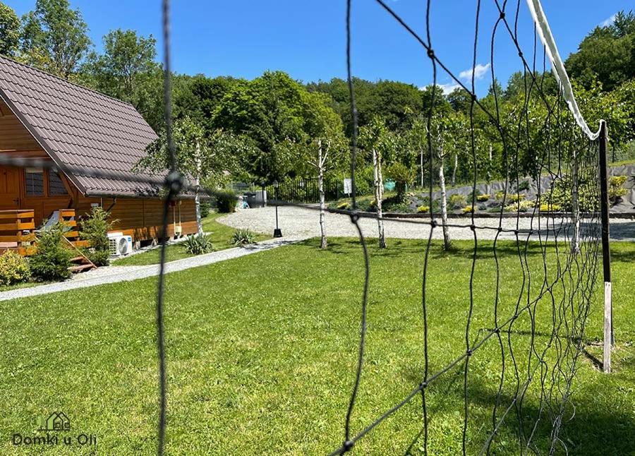 Vonkajšia záhrada v ubytovaní Domki u Oli