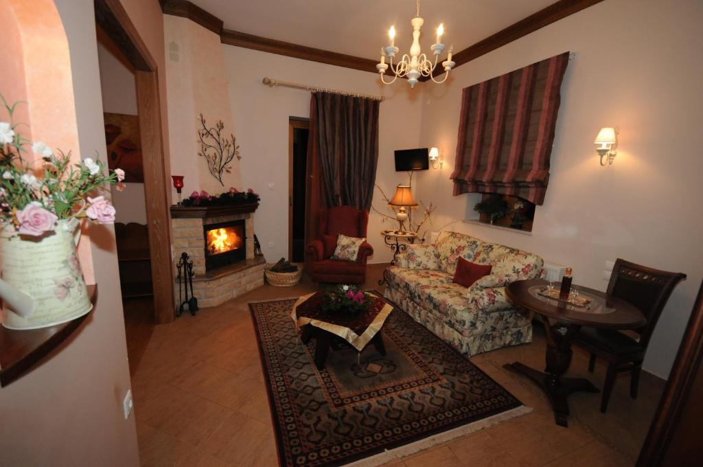 Posezení v ubytování Margit Suites Hotel