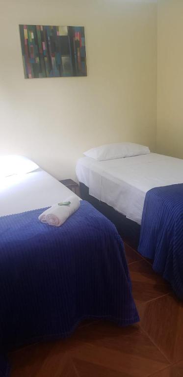 Postel nebo postele na pokoji v ubytování Pousada Jardim Lençóis