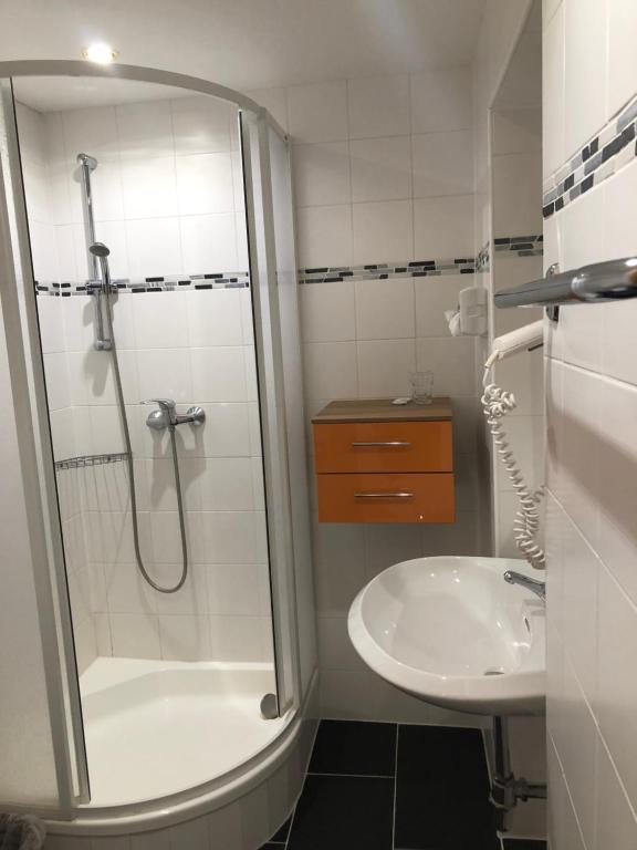 Koupelna v ubytování Hotel Ötscherblick