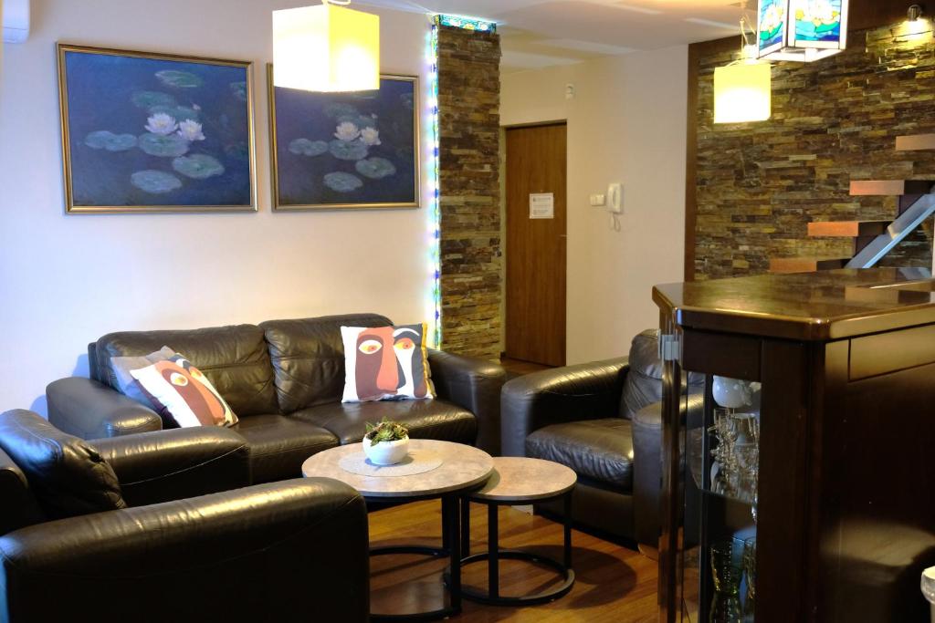 Posedenie v ubytovaní Apartament Poddasze Artysty Mieszkanie Ozonowane