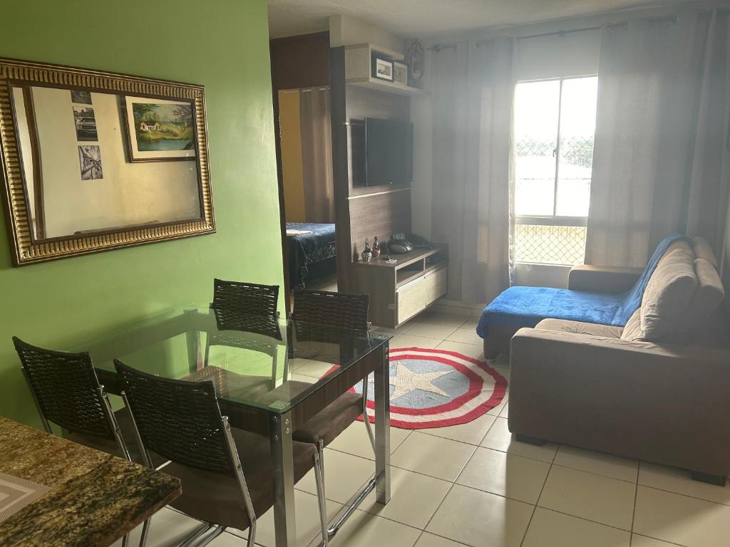 Posezení v ubytování Apartamento Jasmim