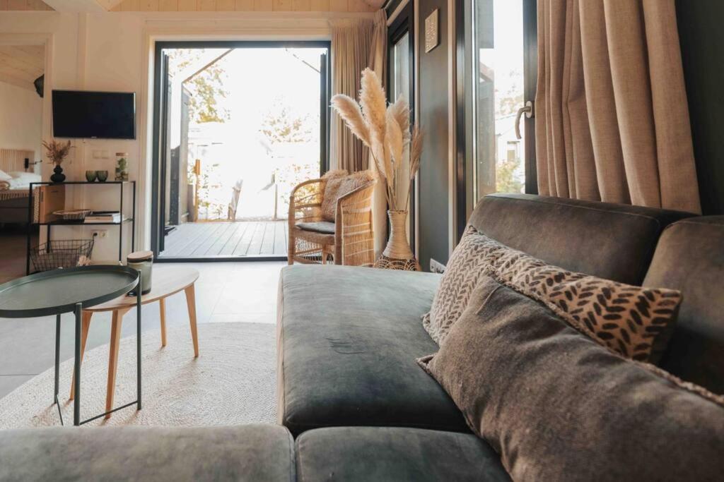 Posezení v ubytování Fika Tiny House