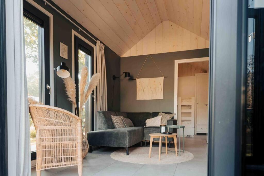 Posezení v ubytování Fika Tiny House