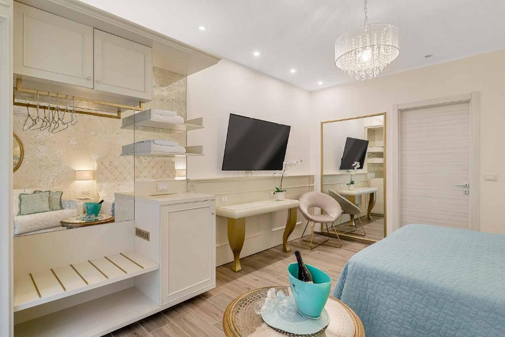 Telewizja i/lub zestaw kina domowego w obiekcie LUXURY DREAMS