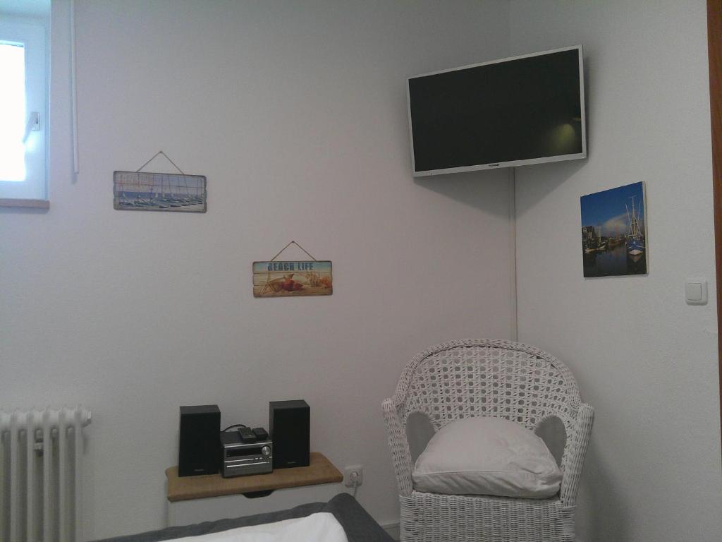 TV a/nebo společenská místnost v ubytování Fürstenhof Apartment 325