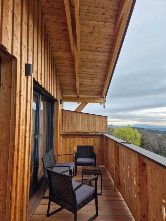 Balcone o terrazza di Fernblick Chalet Gruber