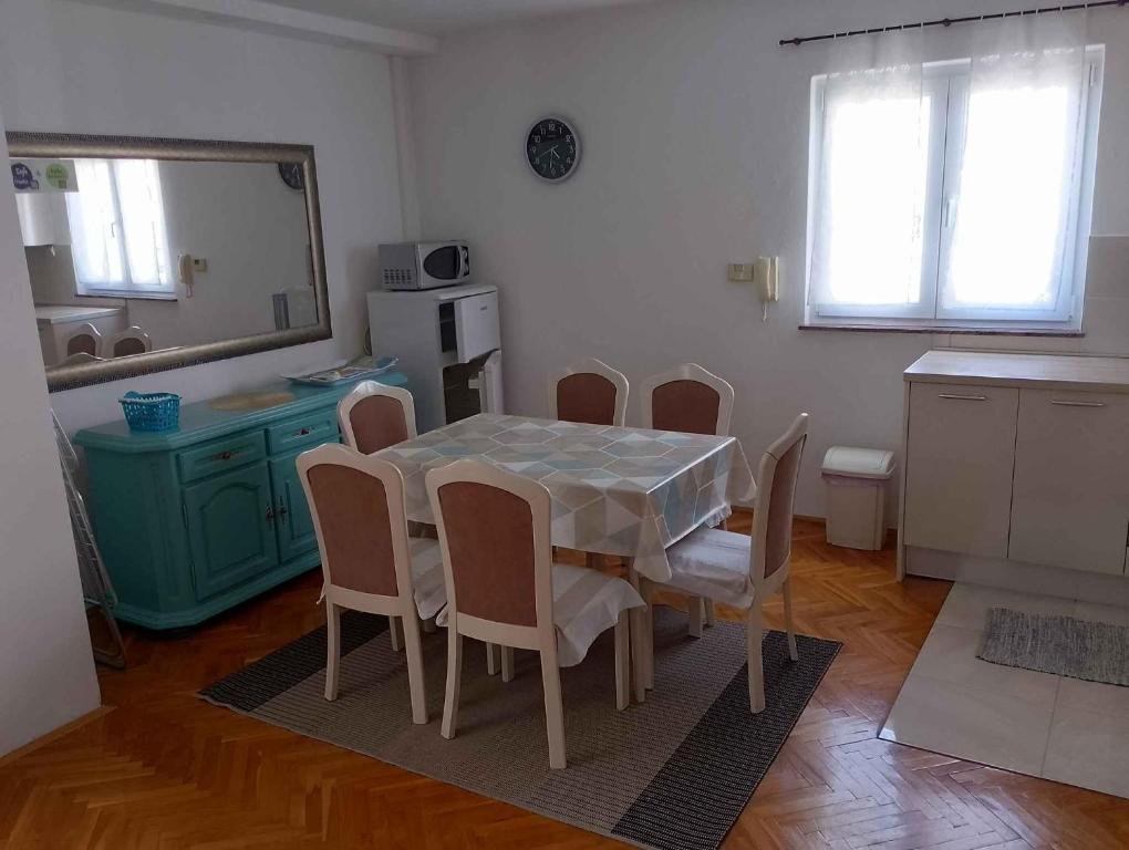 Kuchyň nebo kuchyňský kout v ubytování Apartments in Zadar/Zadar Riviera 7794