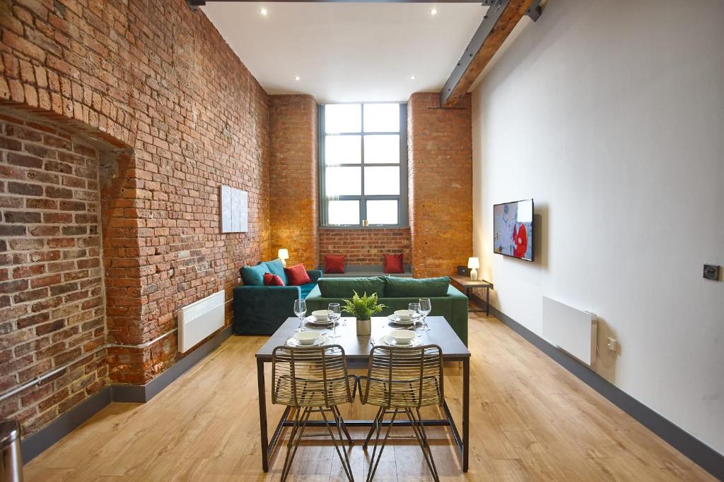 Area soggiorno di The Ruby Suite