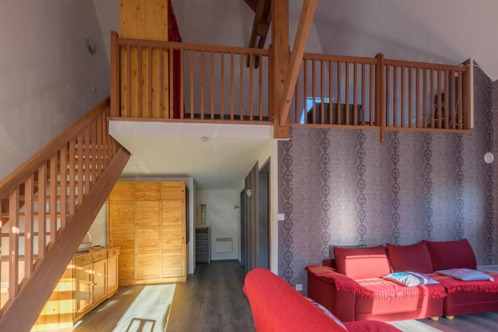 Posezení v ubytování Vielle Aure Le 2 Bers 90m2 draps et serviettes inclus