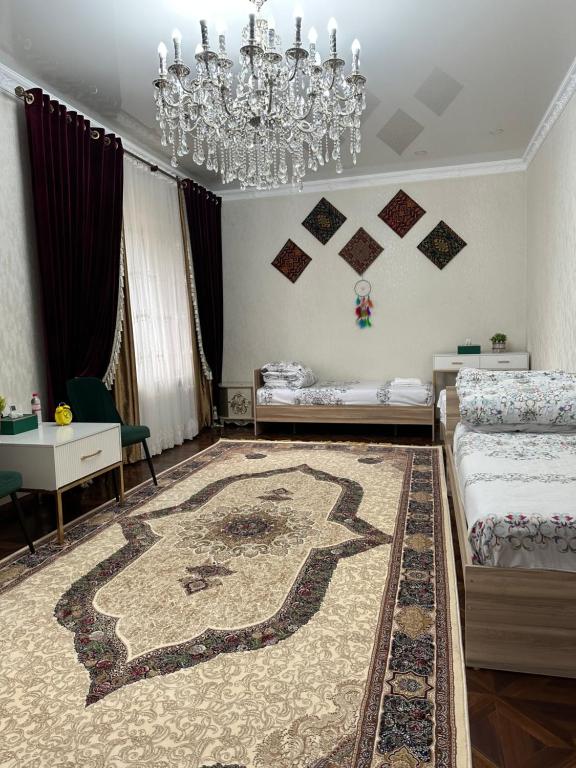 Postel nebo postele na pokoji v ubytování Sultan Saray