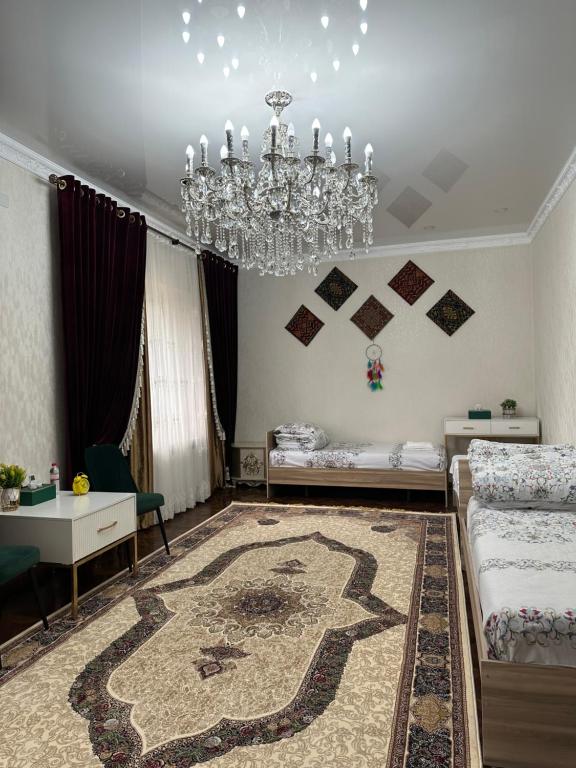 Postel nebo postele na pokoji v ubytování Sultan Saray