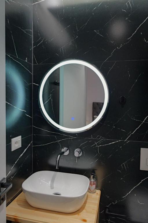 Koupelna v ubytování Cako Rooms Saranda