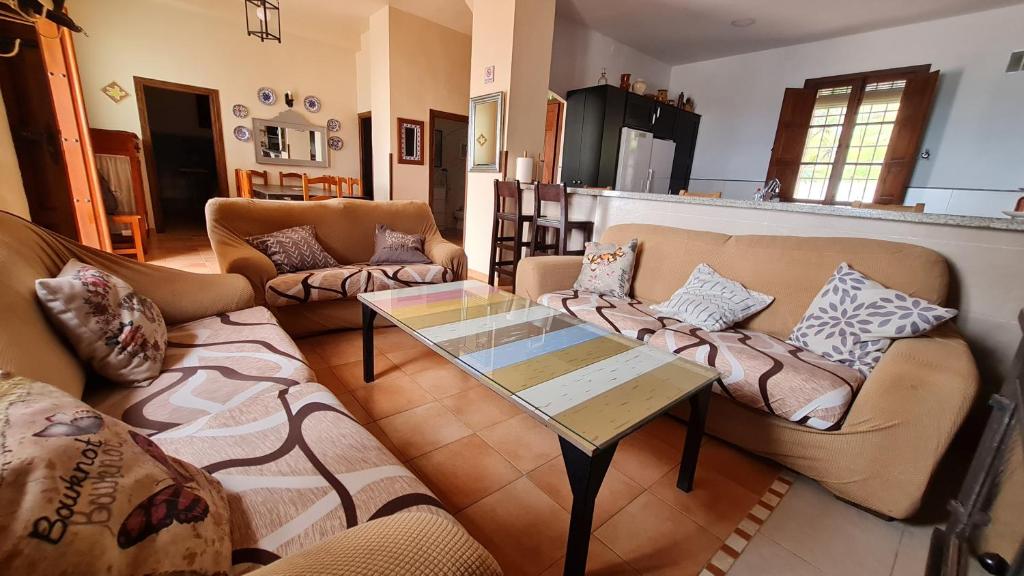Posezení v ubytování CASA CUARTEL EL VELERO