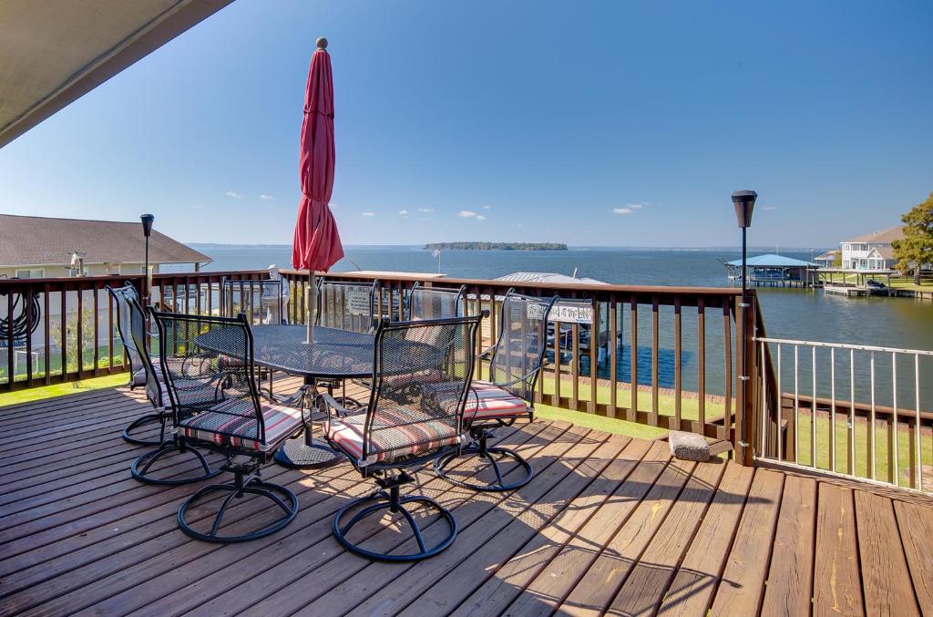 View of Spacious Livingston Home with Private Boat Dock, Livingston ...