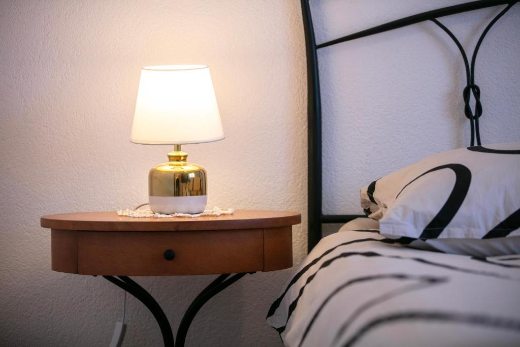 Postel nebo postele na pokoji v ubytování Kut
