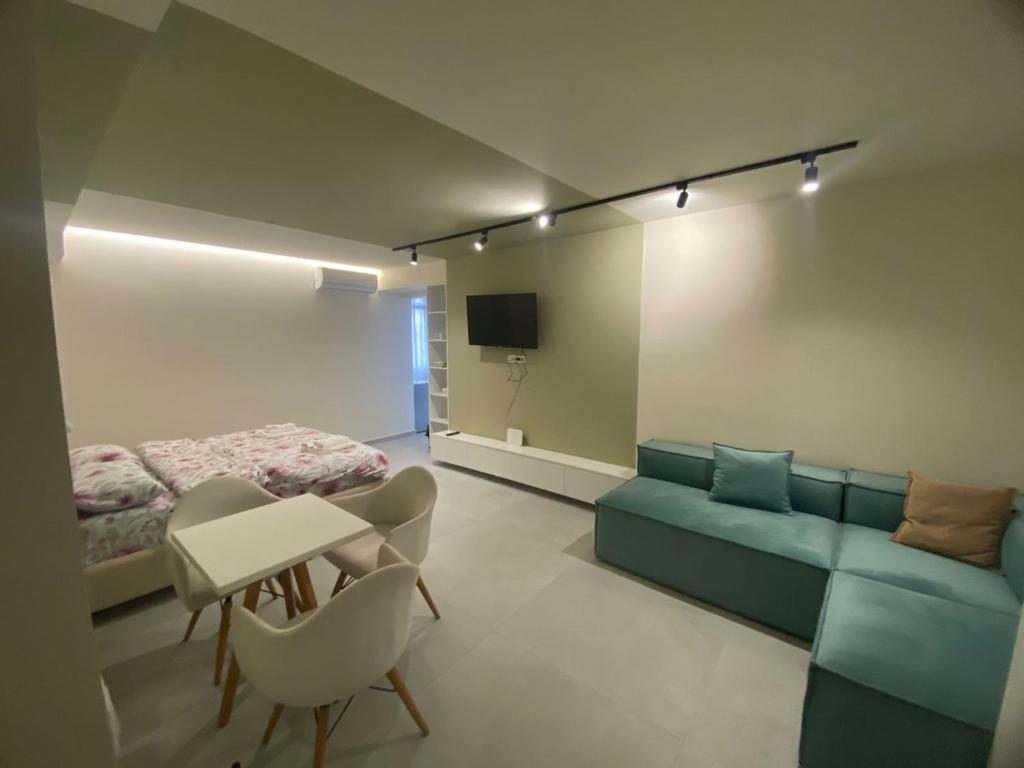 Posezení v ubytování Mia Lake Apartament