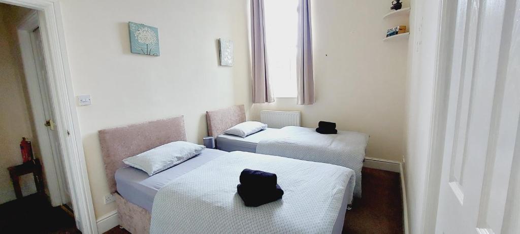 Postel nebo postele na pokoji v ubytování Eden house