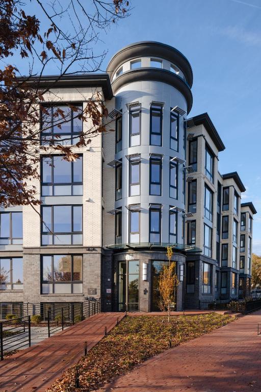 Budova, kde se aparthotel nachází