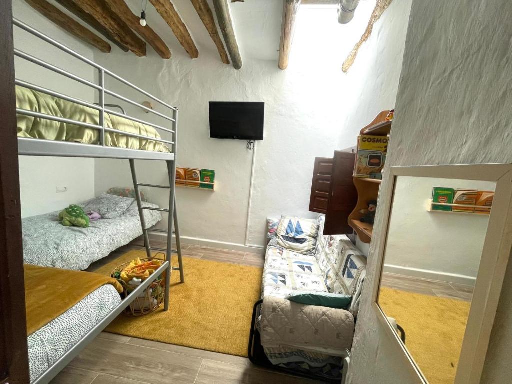 Postel nebo postele na pokoji v ubytování Casa Las Cuadras 2