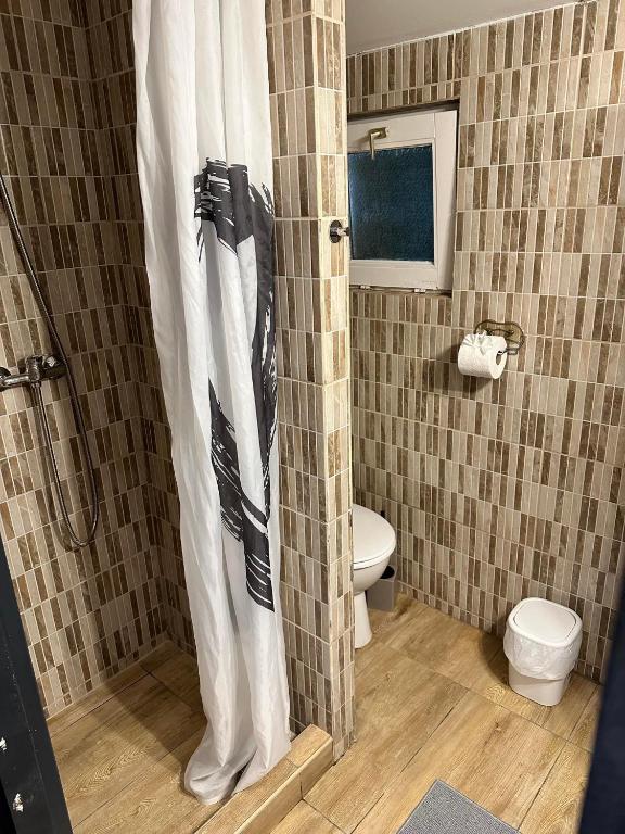 Kúpeľňa v ubytovaní Kertész Vendégház