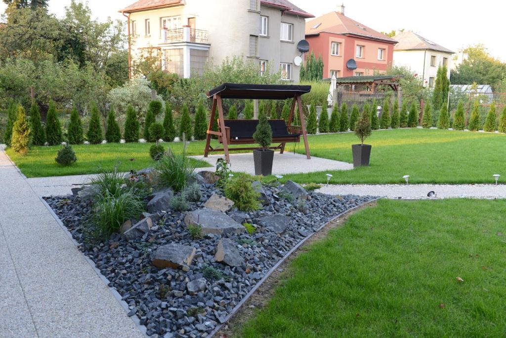 Zahrada ubytování Apartman Ostrava