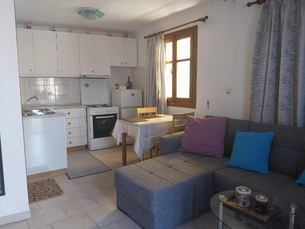 Kuchyň nebo kuchyňský kout v ubytování Pitini Nikos house