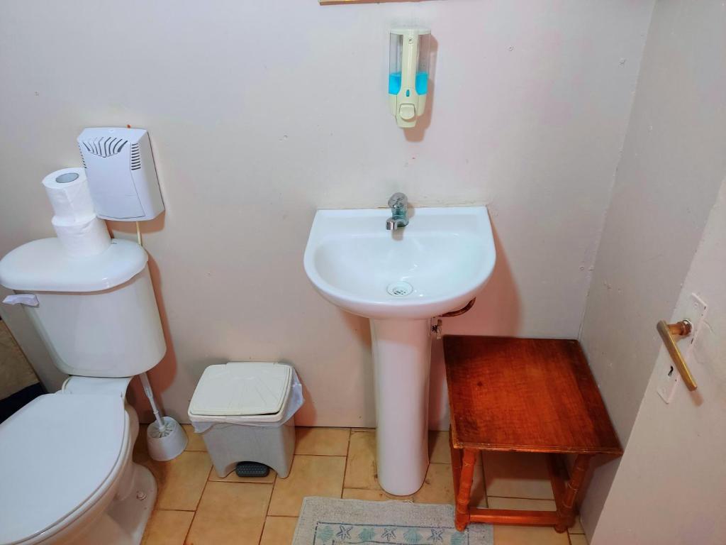 Koupelna v ubytování Hostal Saint Michell. El Quisco