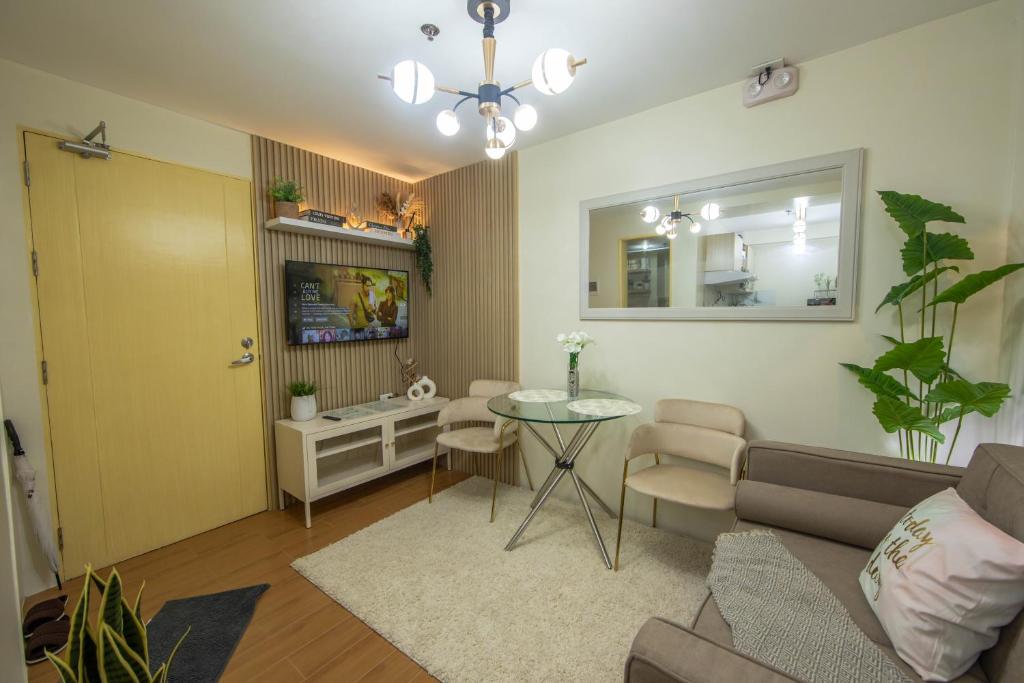 Posezení v ubytování Scarlet Suites Condominium