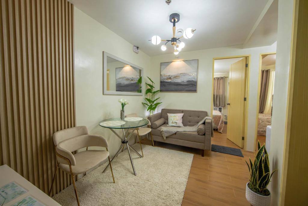 Posezení v ubytování Scarlet Suites Condominium