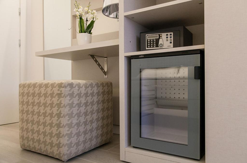 Kuchyň nebo kuchyňský kout v ubytování Hotel Grottamare