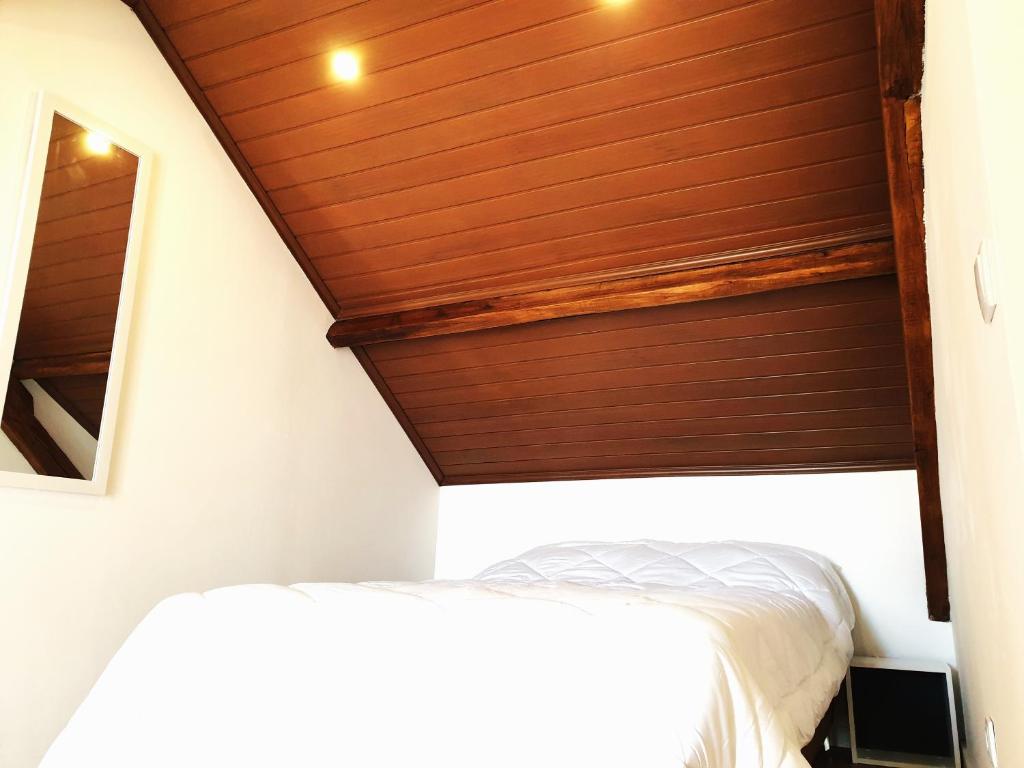Posteľ alebo postele v izbe v ubytovaní Casa do Canto - Céu
