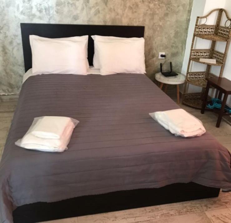 Кровать или кровати в номере Elafonisi Villa above the Beach