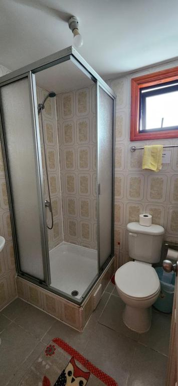 Koupelna v ubytování Hostal La nona
