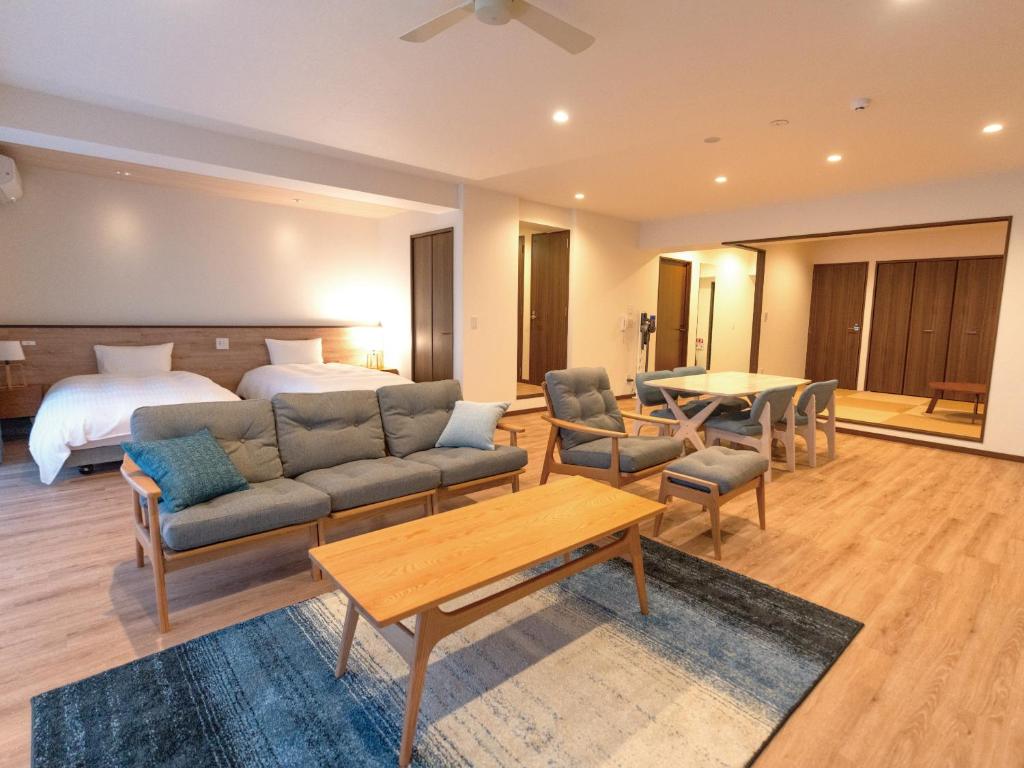 Private condo Kourijima by Coldio Smart Resort - 带阳台的套房