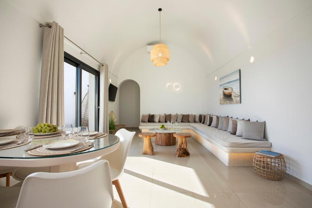 Posezení v ubytování Vinebranch Villa