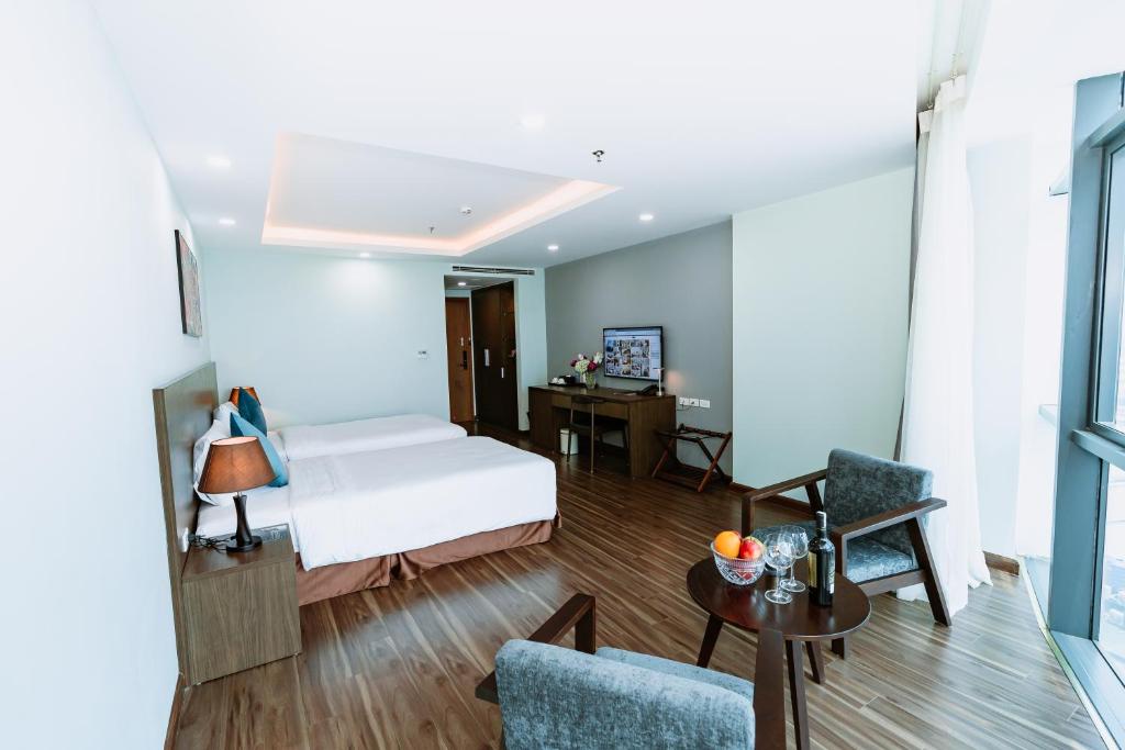 Phòng Giường Đôi/2 Giường Đơn Nhìn Ra Thành Phố
