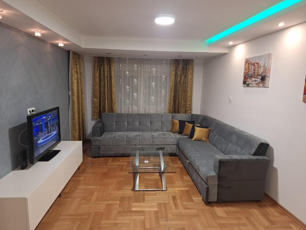 Zona de estar de Luks 3 apartment