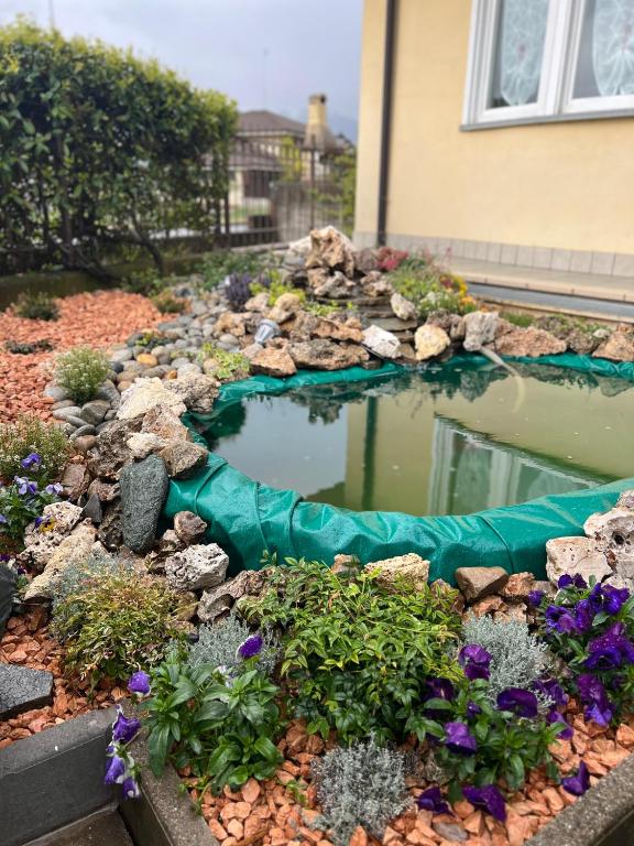 Zahrada ubytování CASA I CEDRI