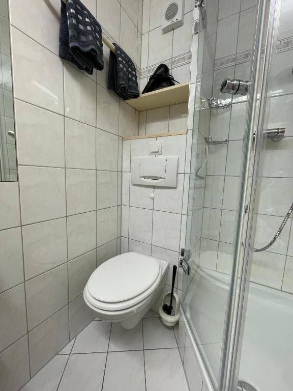 Koupelna v ubytování Ferienwohnung Tanja