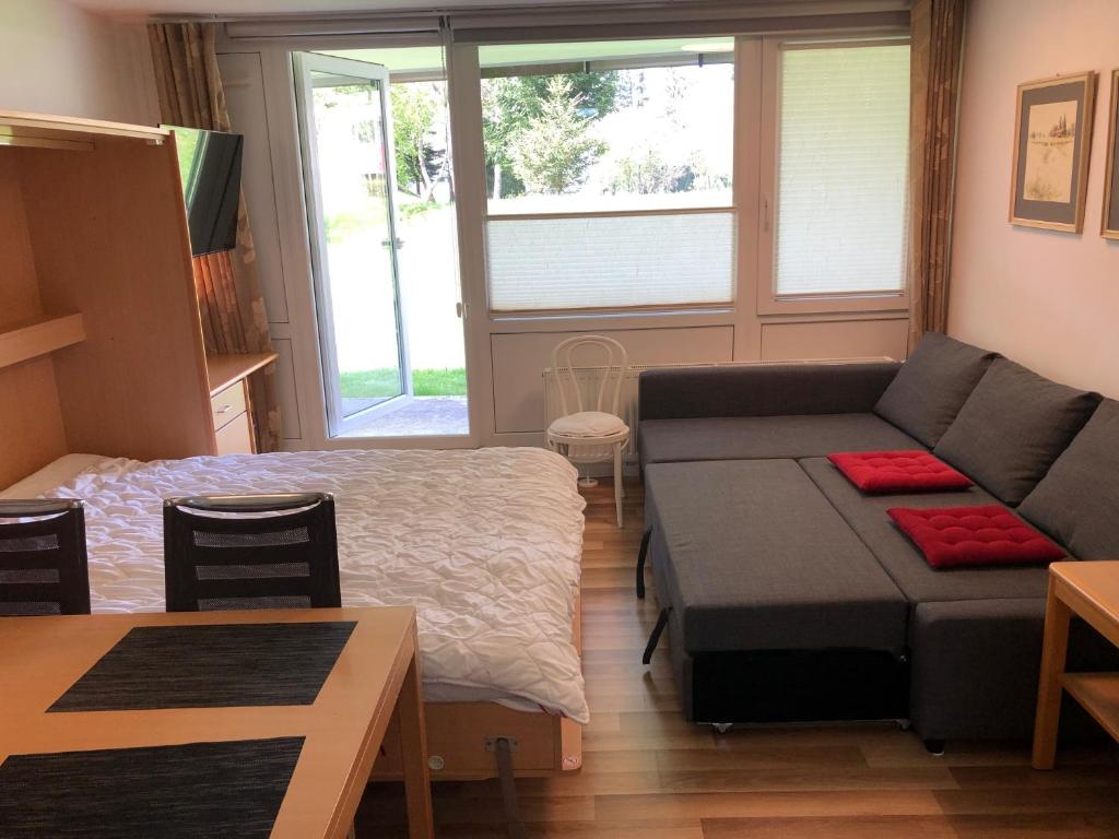 Posezení v ubytování Ferienwohnung Tanja