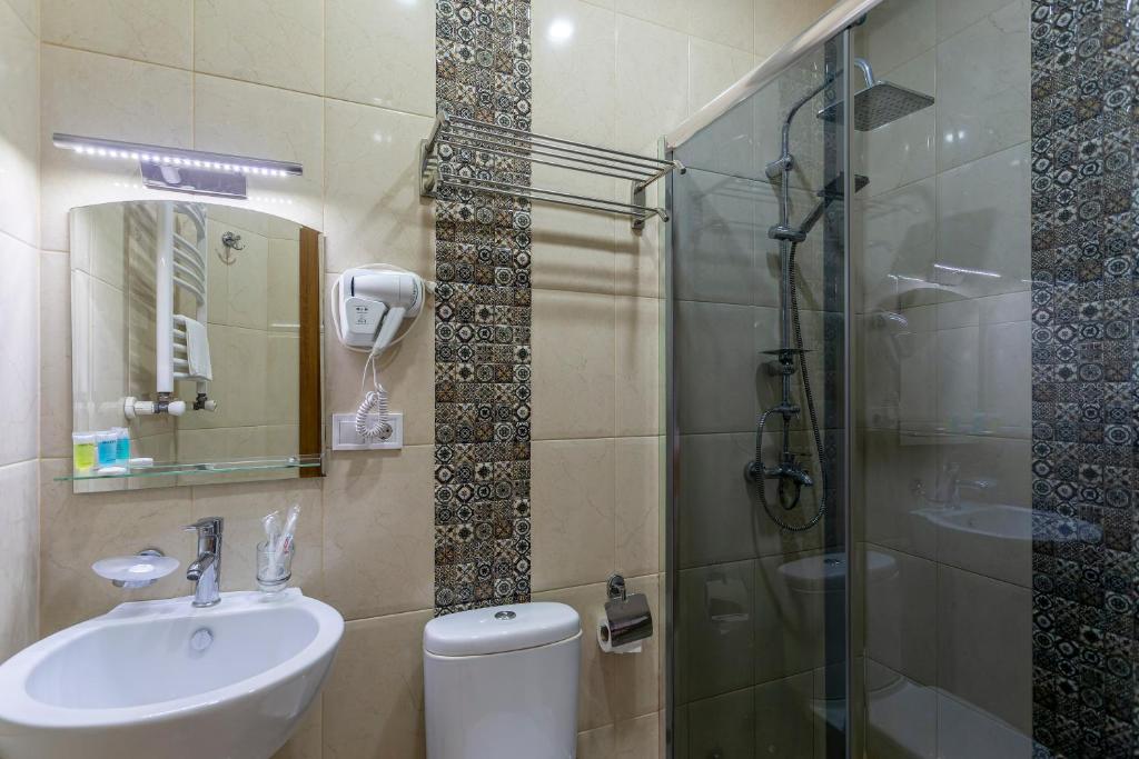 Koupelna v ubytování Hotel Middleton